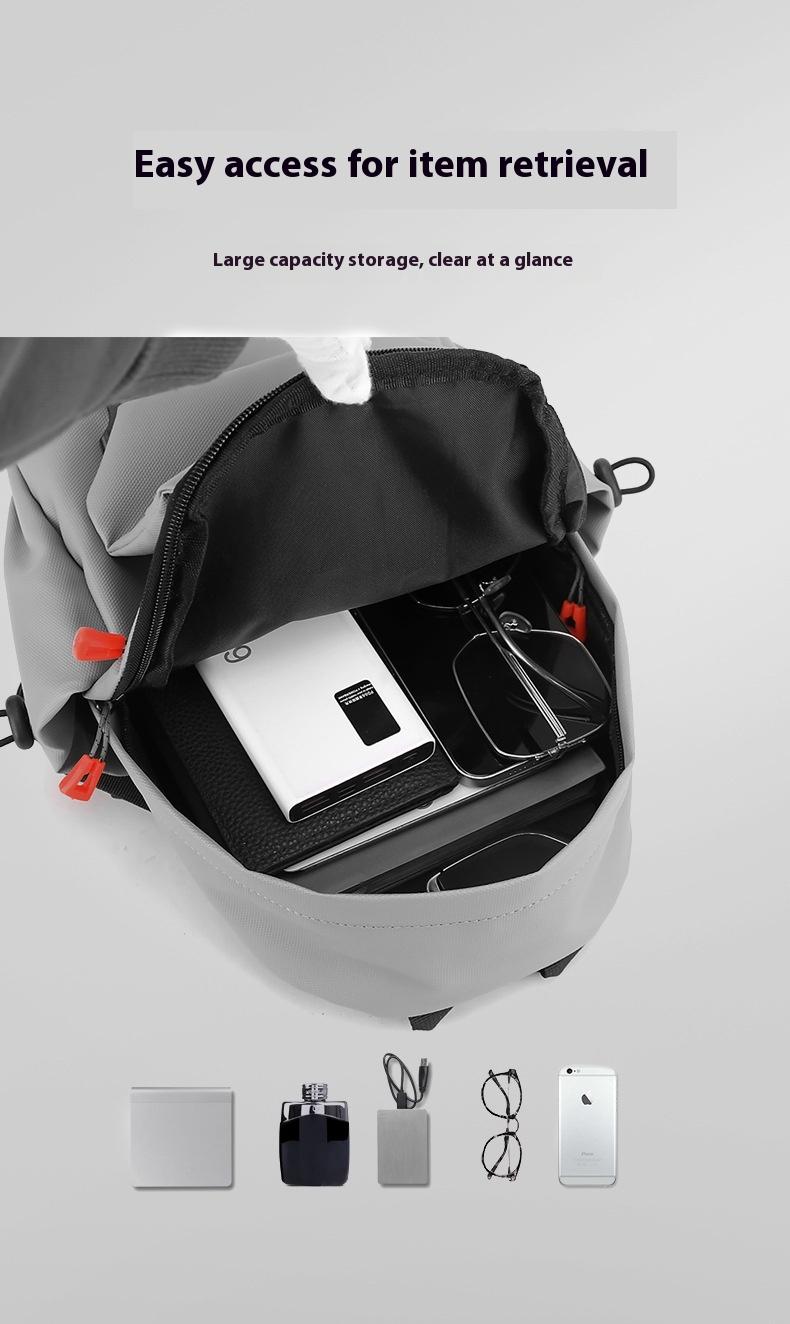 BIGWIG Durable Men's Chest Bag, Trendy Crossbody Sling Pack for Travel and Hiking, Small Multi-Functional Shoulder Backpack for Boys, Casual Fashion Daypack for Daily Use SpringStatements