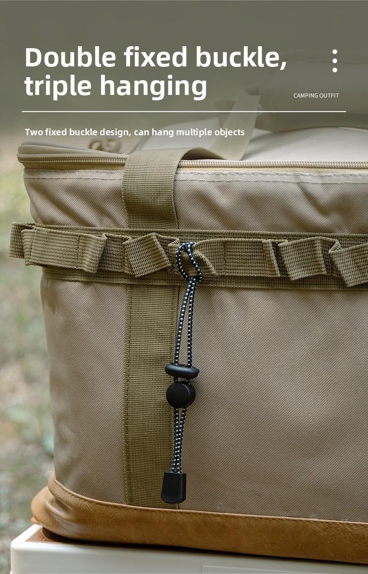 Outdoor mountaineering bag buckle Mountaineering pole rope buckle fixed buckle Elastic rope binding buckle Elastic rope Backpack external buckle