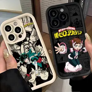 My Hero Academia Izuku Midoriya & Ochaco Uraraka Manga Collage Custom Phone Case, Protective Cover Casing For iPhone 17 Air, 16, 15, 14, 13, 12, 11 Pro Max