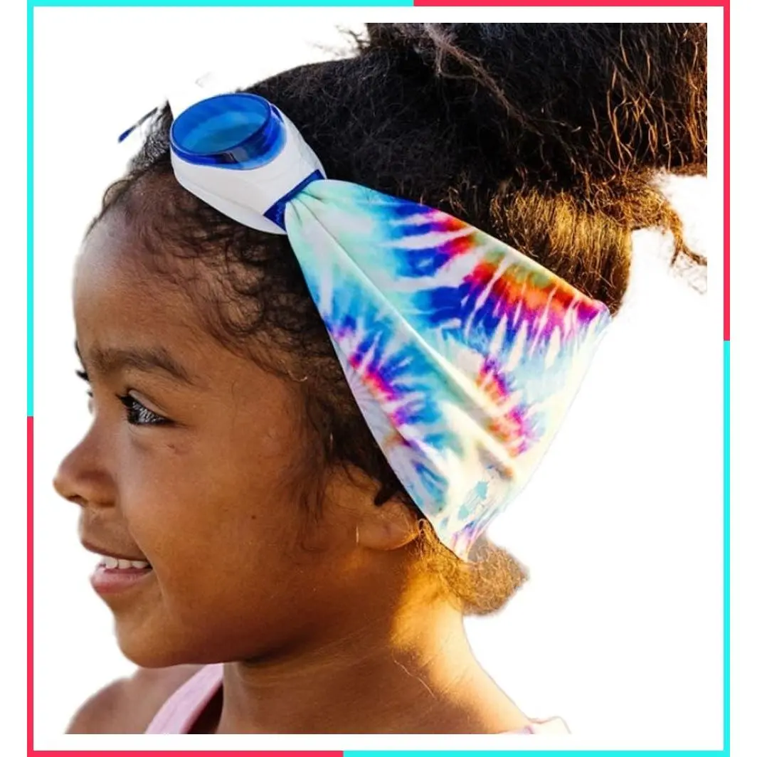 Adult & Kids Swim Goggles with Fabric Strap - Around The World Theme