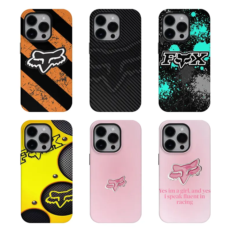 Fox racing Logo MotocrossPhone Case, Full-BodySublimation,Suitable for iPhone 17 Pro Max, Air 16, 15, 14, 13, 12, 11 Pro Max Plus / Samsung Galaxy, S25, S26, S24 Ultra, FE, Glossy phone case