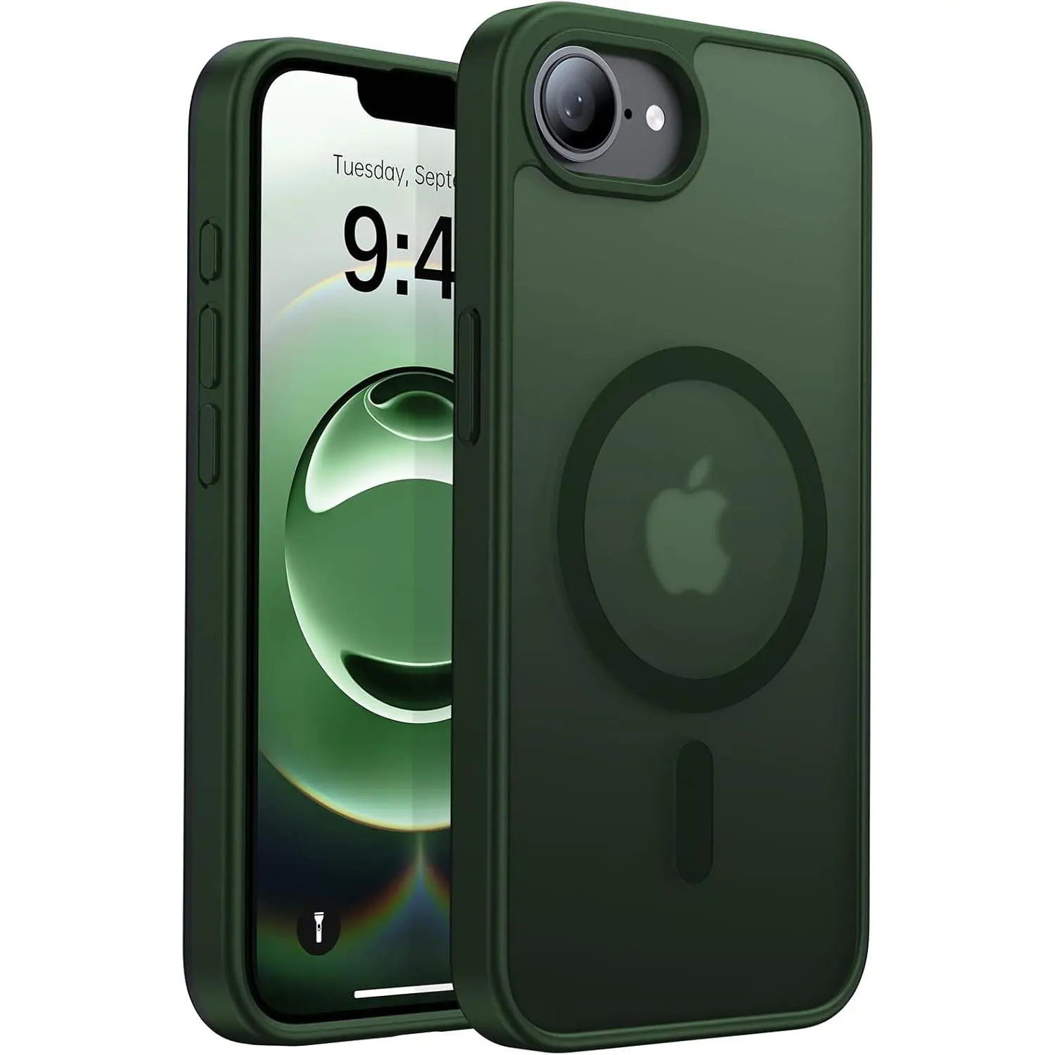 Magnetic Shockproof for iPhone 17e & iPhone 16e Case [Compatible with MagSafe] [Military-Grade Protection] Anti-Yellowing, Matte Protective Phone Case for iPhone 17 e/16 e 6.1