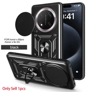 Case for Honor Magic 7 Lite 5G/Honor X9C 5G, Full Protection, Dustproof, Scratch-Resistant, Fingerprints Resistant, Rotatable Ring Stand, Military Grade Drop Test for Honor Magic 7 Lite 5G/Honor X9C 5G Case