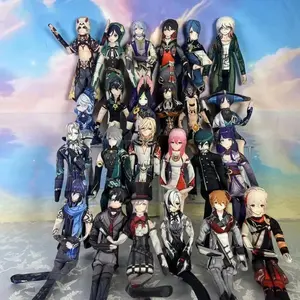 Game Xiao Wanderer Kinich Wriothesley Cosplay Plush Doll Stuffed Figure Abstract Joint Twistable Dolls Party Prop