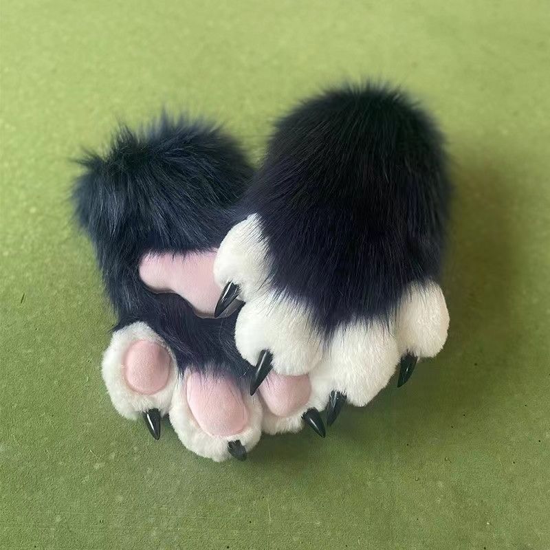 Kig Fursuit Kigurumi Furry Animal Claws Nails Gloves Cosplay Costume Pink Wearable Furry Animal Paws Halloween Accessories Props Kig Fursuit Kigurumi Furry Animal Claws Nails Gloves Cosplay Costume Pink Wearable Furry Animal Paws Halloween Accessories Props