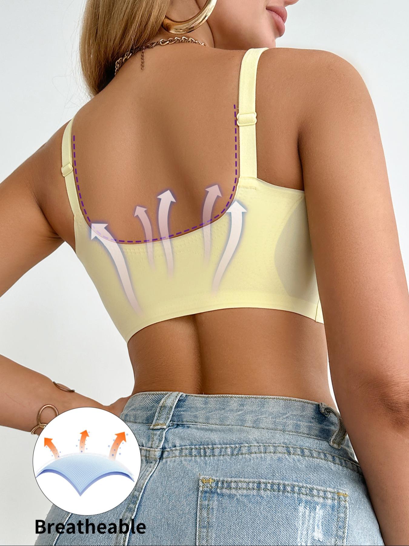 Seamless Nursing Bra for Pregnant Women, Pregnancy Maternity Bra, Jellyfish Style Embossed Letter Design, Comfortable Support for New Moms, Ideal for Nursing and Sleep Wear