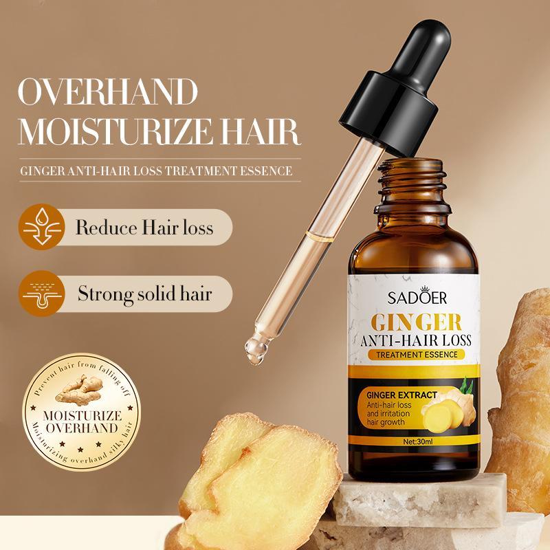 Ginger Hair Care Essence Moisturizing, Ginger Hair Care Essence, Hair Care & Styling Product for Women & Mens, Hair Products