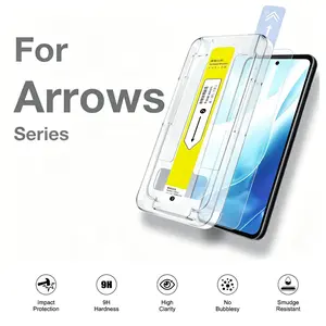 Arrows We F-51b We2 F-52e We2 Plus F-51e Screen Protector, Tempered Glass, Easy Install, Auto-Dust Removal, Protective Film