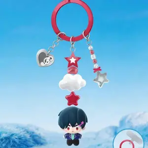 ALIEN STAGE AAHS Series Rice Grain Chain Blind Box Cute Anime Figure Keychain Pendant with Phone Strap, Free Shipping