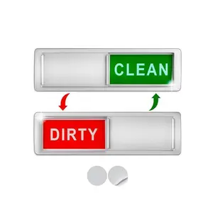LMMAKE Dishwasher Clean/Dirty Magnet Sign Universal Scratch-Free Indicator with Easy-Read Slider for All Dishwashers & Refrigerators Ideal for Family Kitchens Office Breakrooms & Shared Spaces Perfect for Adults & Homeowners