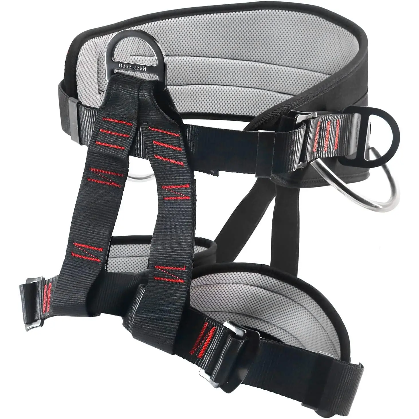 Climbing Harness, Mountaineering Rock Climbing Harness, Half Body Harness for Rappelling Fire Rescuing Tree Climbing