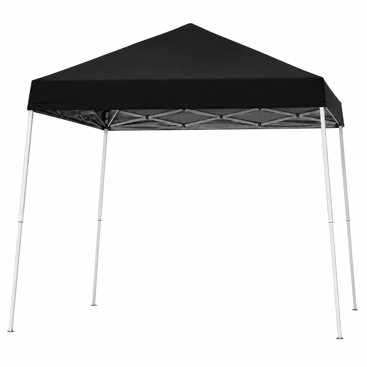 GAOMON 10x10 ft Pop Up Canopy Tent with Durable Oxford Fabric and Sturdy Metal Frame, Instant Folding Gazebo for Outdoor Activities, Portable Shelter for Patio, Backyard, Camping, Parties, and Beach in Black, White, or Navy Blue