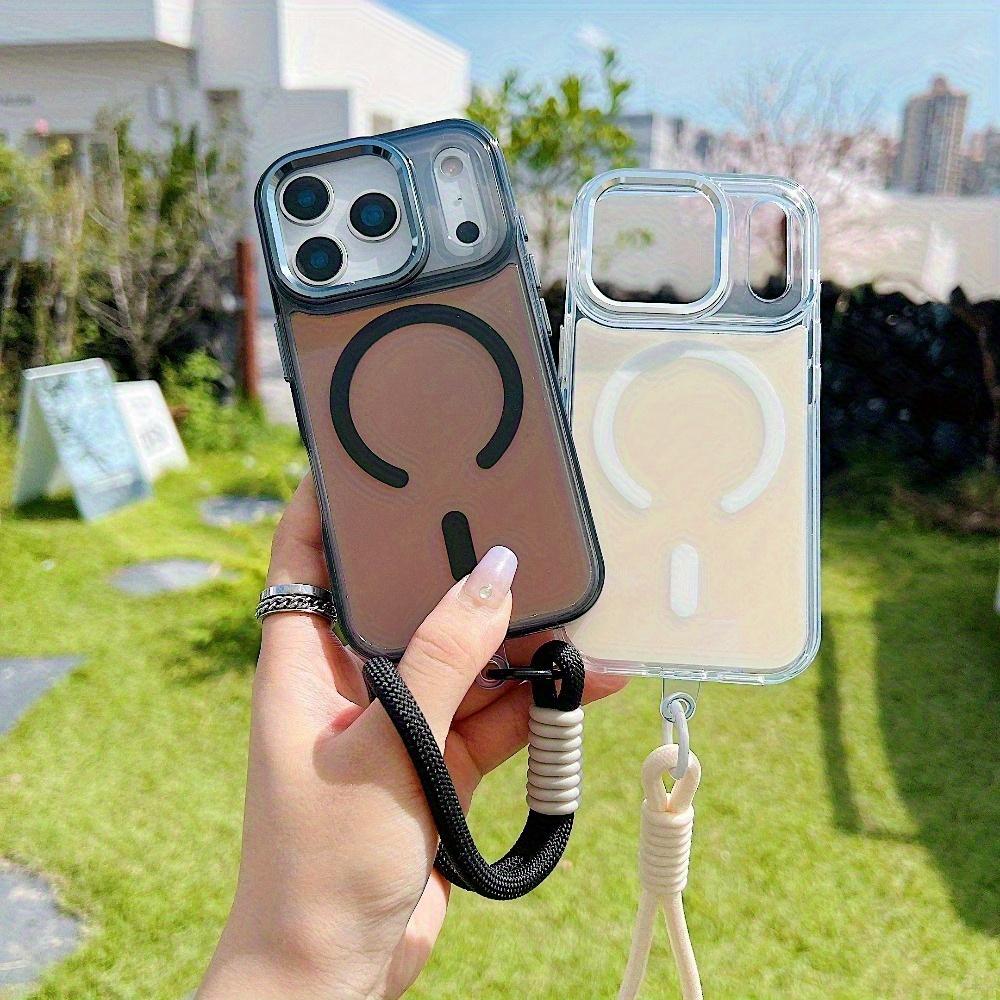 Phone Case - This Fashionable Premium Magnetic Wireless Charging Phone Case Is Compatible with for Iphone 17, 16, 15, 14, 13, 12, And 11 Pro, Pro Max, Plus, And 17AIR. It Includes a Colored Lanyard And Offers Extensive Drop Protection iphone 12 wildflower