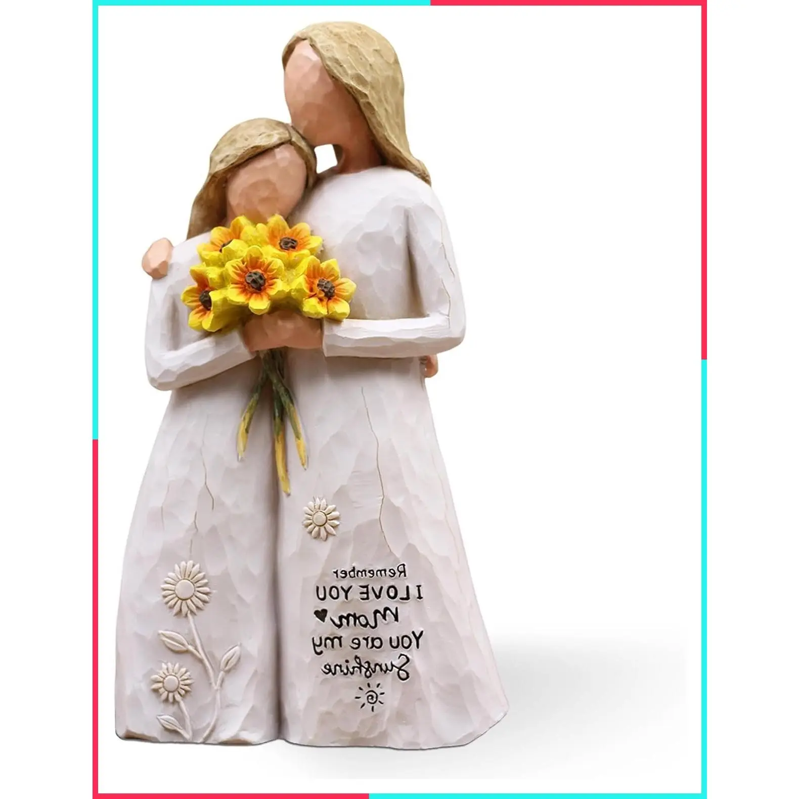 Mother Daughter Figurine - Birthday Gift for Mom from Daughter