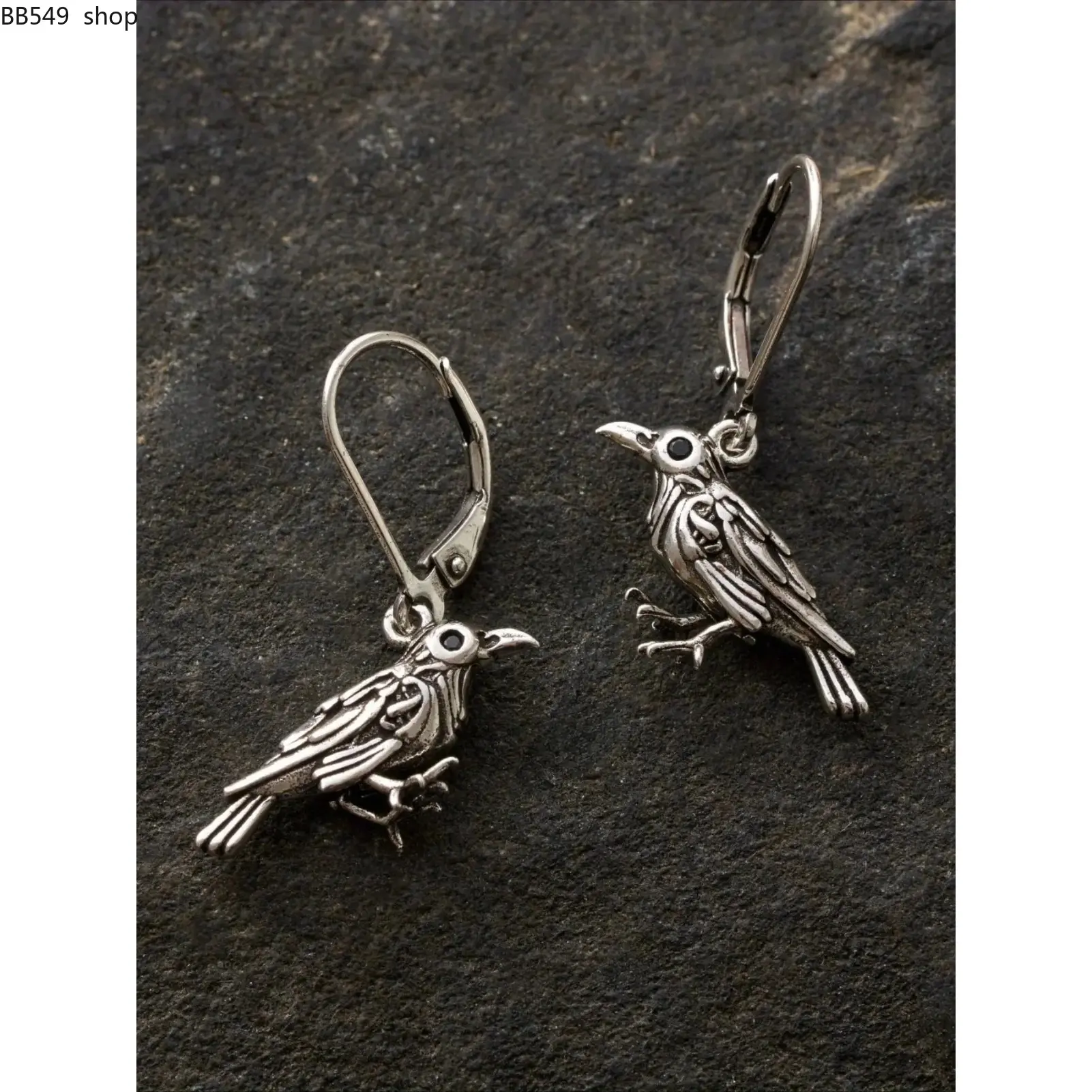 Retro Bird Design Earrings, Copper Earrings, Punk Earrings, Punk Style Earrings, Fashion Jewelry for Women & Men, Mystical Jewelry Gifts