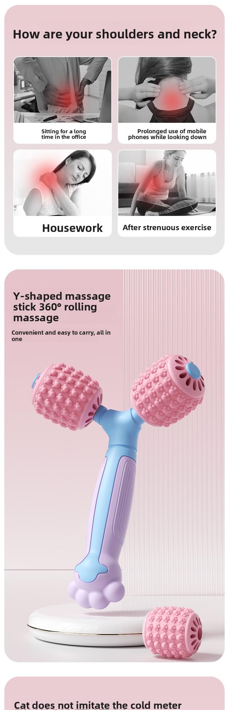 Yoga Massage Stick Size Muscle Relaxation Roller Accessories Fitness Equipment Yoga Mat Massage Roller