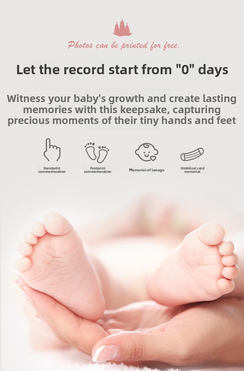 Capture Tiny Miracles! Baby Handprint Footprint Memorial Frame