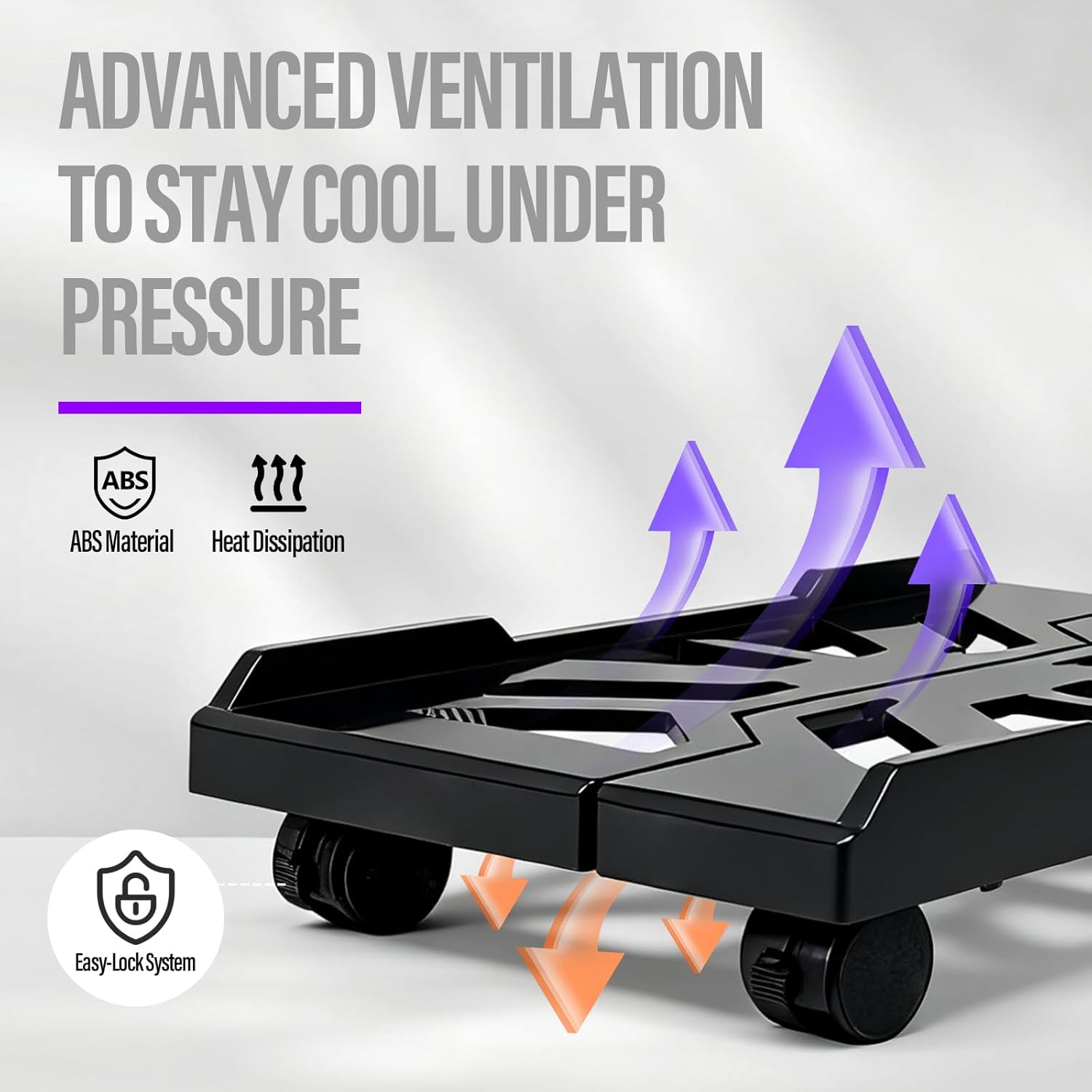 Adjustable Tower Stand with Locking Wheels | Mobile CPU Holder for Floor or Under Desk | Fits PC Towers 8.7"-11.8" Wide | Rolling Case Stand for Office & Gaming Adjustable Tower Stand with Locking Wheels | Mobile CPU Holder for Floor or Under Desk | Fits PC Towers 8.7"-11.8" Wide | Rolling Case Stand for Office & Gaming