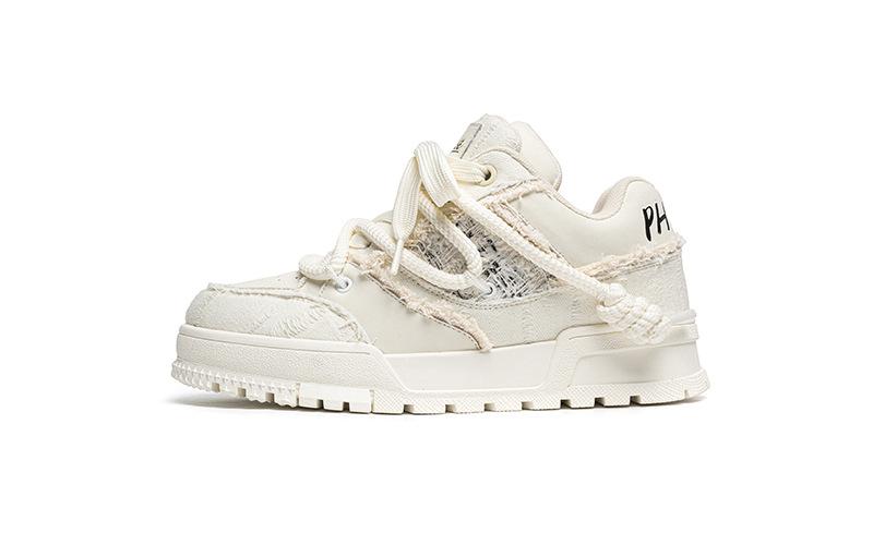 Vintage Distressed Black Platform Sneakers |   Goth Aesthetic Shoes