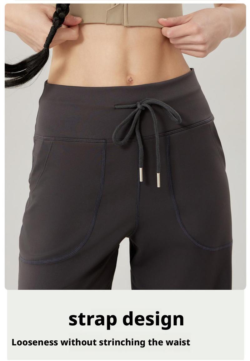 Comfy Leisure Pants Women's High Waisted Wide Leg Pants Soft Lightweight Sweatpants for Women   leg plain work pant loose wide leg  pant   sweatpants outfit comfort  sweats Bottoms Womenswear Basic Minimalist White cargo gym yoga rag  bone  sweatpants