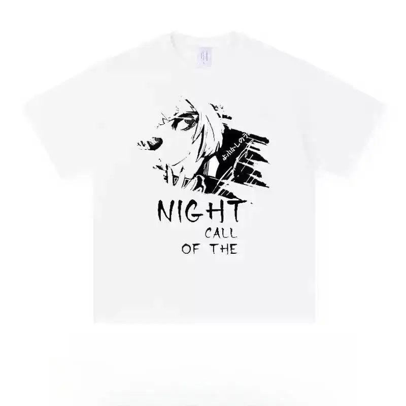 Anime CALL OF THE NIGHT Print T-shirt Summer Tops for Women Men Short Sleeve Tee T-shirts for Men Women Men's T-shirt