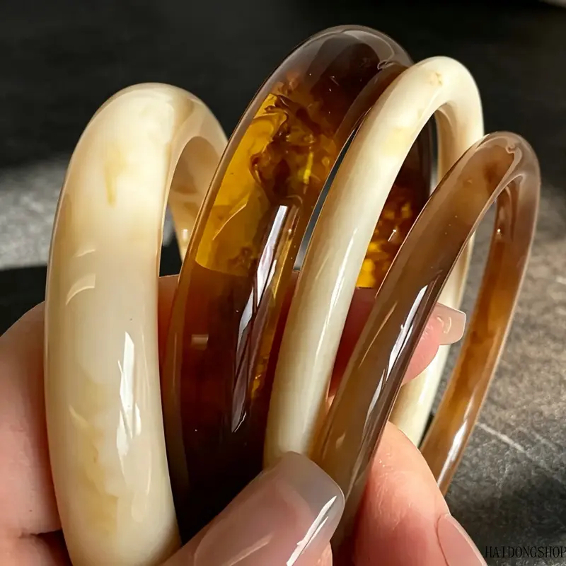Retro Indie Y2K Round Resin Marble Texture Bangle Set, Stackable Vintage All-Match Wrist Jewelry Bundle, Lightweight Chunky Layering Accessory For Women Summer Daily Beach Styling,blue,friendship,bracelet