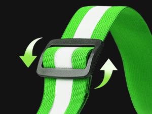 LED Reflective Vest, 5 Light Colors High Visibility Rechargeable Light Up Running Vest For Walking, Running, Cycling, Adjustable For Men, Women, Kids