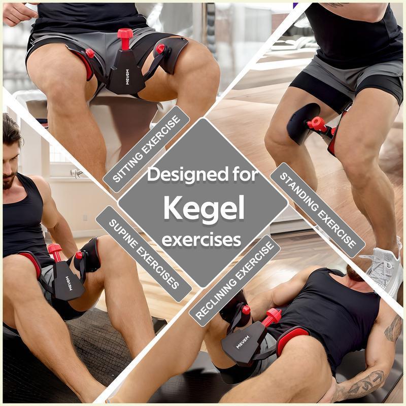 Adjustable Leg Trainer, Black Triangle Mechanical Design Leg & Hip Trainer, Multifunctional Pelvic & Thigh Trainer, Home Fitness Equipment for Gym