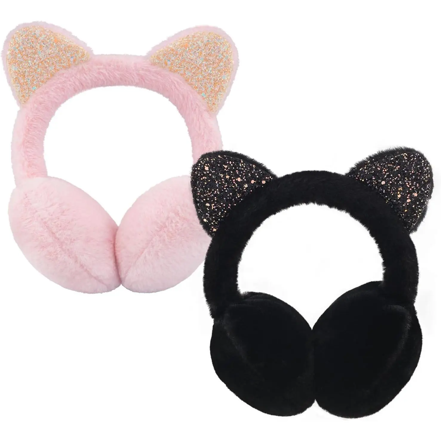 Winter Earmuffs for Girl Warm Ear Muffs Boy Plush Padded Ear Warmer