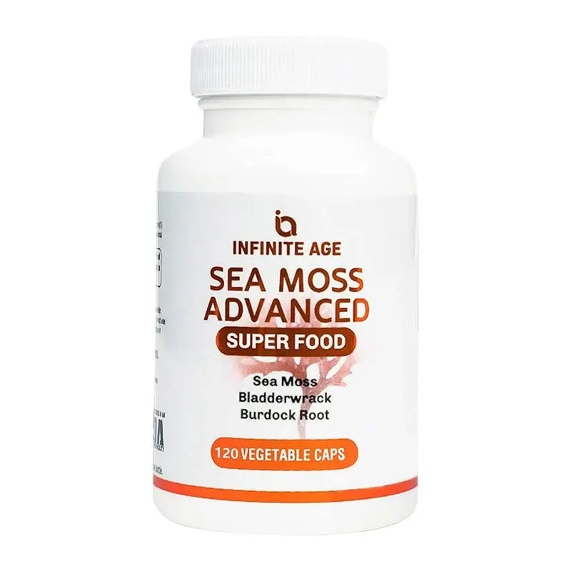 Seaweed supplements - support thyroid health, digestive and gut health, 60 capsules