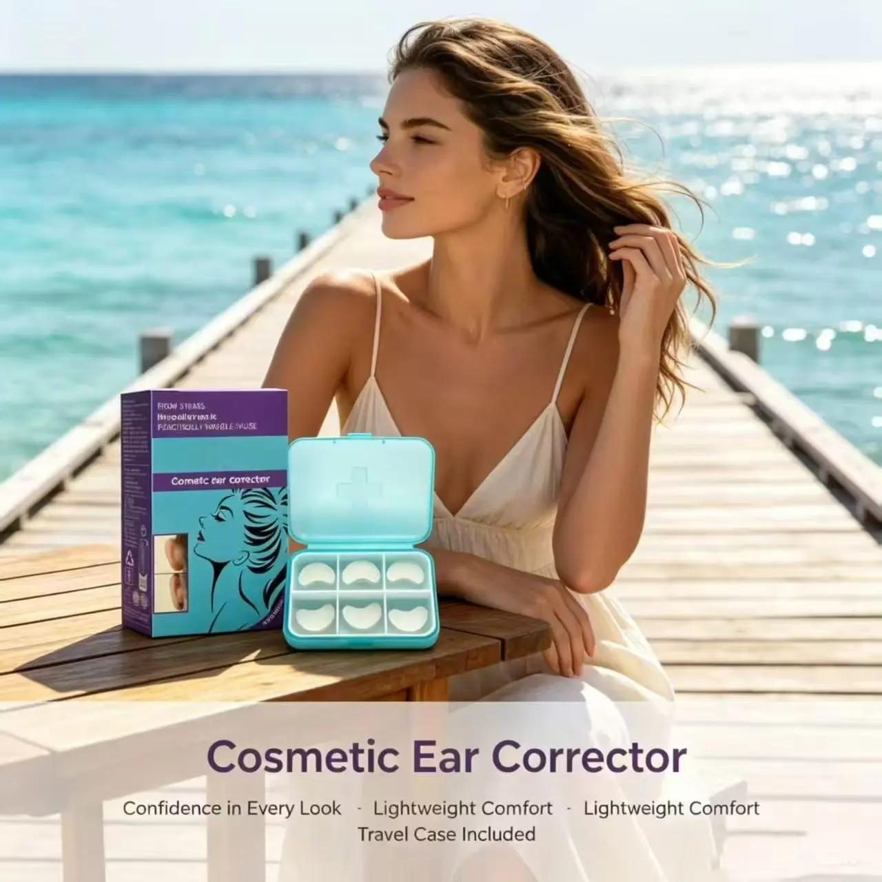 Invisible Ear Care Patches Waterproof Ear Shaping Support Tape To Fix Protruding Big Ears,marshalls,luxury,cosmetic,refill container,beyond,clean,beauty,handheld,mirror,,creative,design,,makeup,brush,cleaner,cluster,kit,,mini,bag,storage,