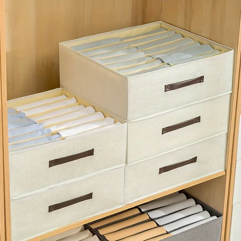 16-Grid Wardrobe Organizer Box, Vertical Clothes Divider, Space Saving Closet Organizer, Closet Organiser, Minimalist Bedroom Storage Solution