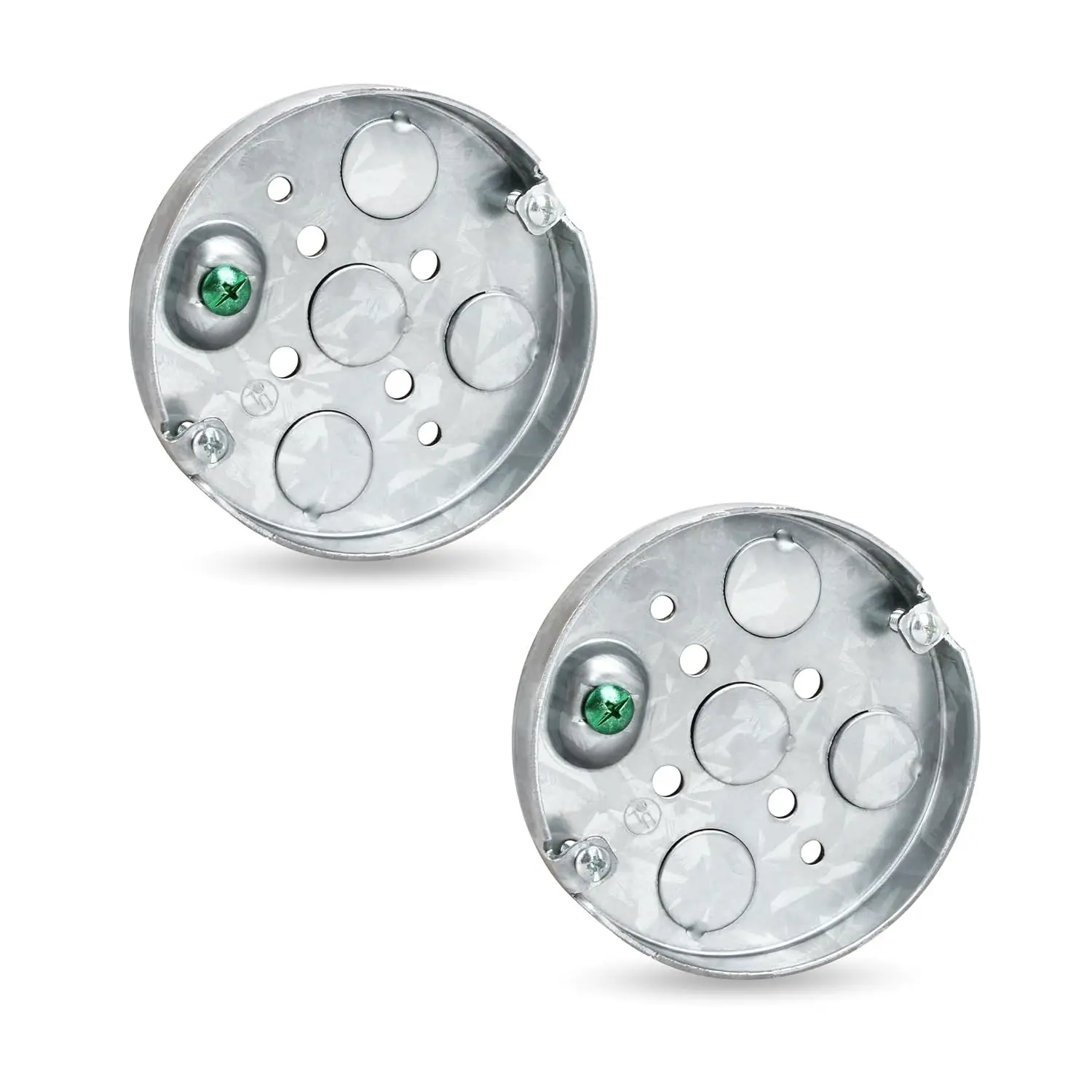 4 Inch Round Shallow Electrical Boxes for Ceiling Fans and Wall Light Fixtures
