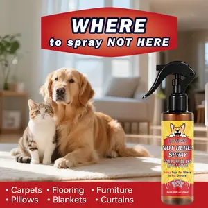 Lamsisi Dog Potty Training Spray, Prevents Accidents, Guides Dogs to Specific Areas, Effective Puppy Housebreaking Aid