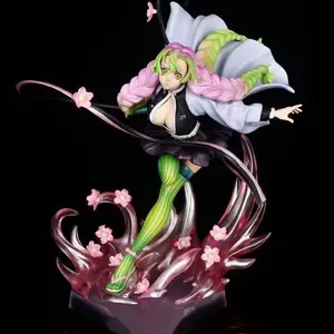 Demon Slayer Gk Statue, Nine Pillars Muzan Kibutsuji Model, Anime Figure Collectible, Detailed Scene Sculpture, Perfect Gift for Fans