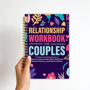 Relationship Workbook for Couples, Enhance Communication Skills, Build Stronger Bonds, Ideal Gift for Lovers, Relationship Improvement Tool