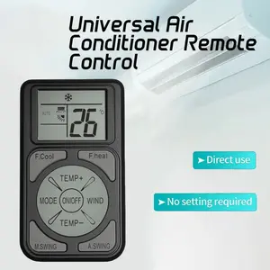 Q58 Mini Portable Universal A/C Remote Control, Compatible with All Major Air Conditioner Brands and Models, Universal Remote for Home Use