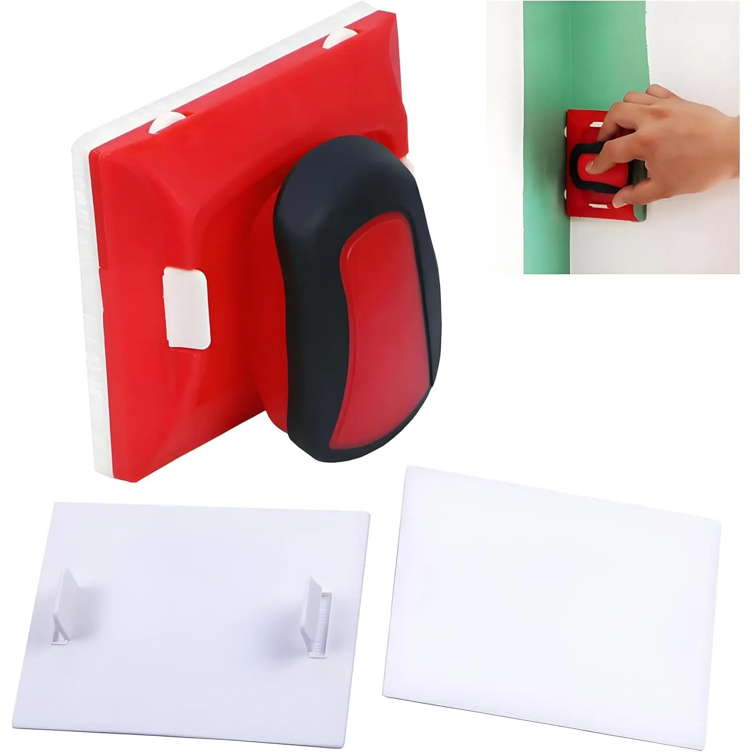 Paint Edger Trimmer with 2 Replacement Pads Precision Trim Painting Tool for Walls Ceilings & Corners Straight Edge Painting Kit for Flawless Cutting-in