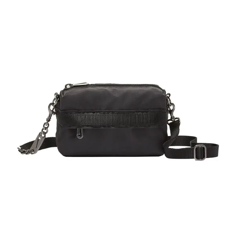 Nike Retro Streetwear Camera Bag – Women’s Compact Crossbody Shoulder Bag in Black