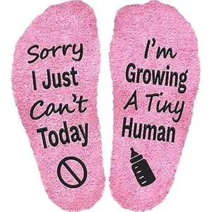 Sorry I Cant Today I'm Growing A Tiny Human Socks, Pregnancy Socks Funny For Mom To Be, Mother To Be Gifts For New, Gifts For Pregnant Daughter, Birthday For Expecting Moms, First Time MomsGift.
