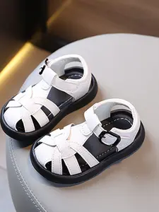 Unisex Roman Sandals, Soft Sole Anti-Slip Design, Adjustable Buckle Closure, Ideal for Summer Daily Wear & Learning to Walk
