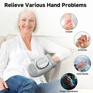 New Electric Hand Massager, Airbag Compression Rolling Wheel, Wrist Finger Dedicated Massage, Portable Vibrating Glove, St-1802a Model