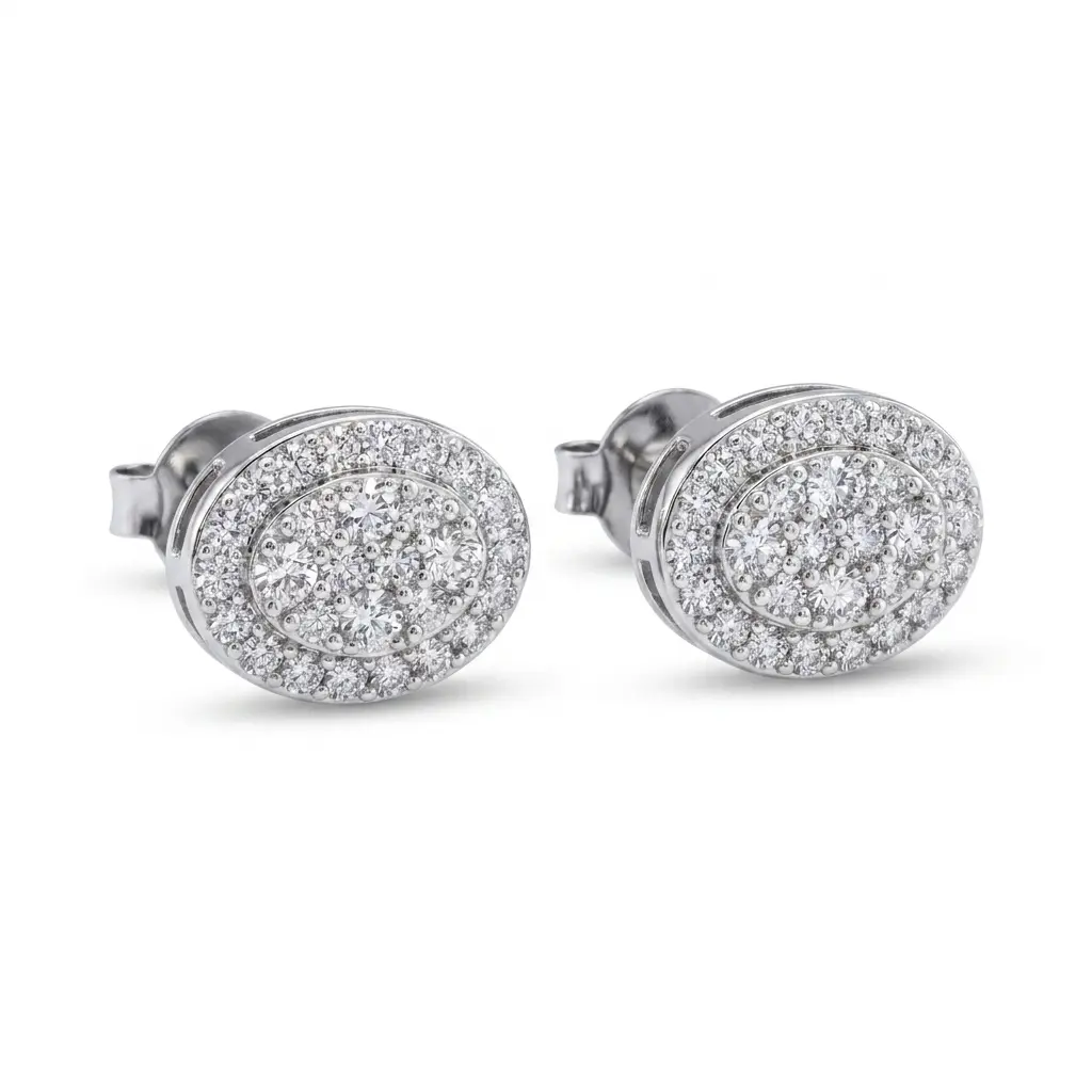Gorgeous Emerald Cut Moissanite Stud Earrings, Premium 925 Silver Plated Sparkly Jewelry Perfect Gift for Girls