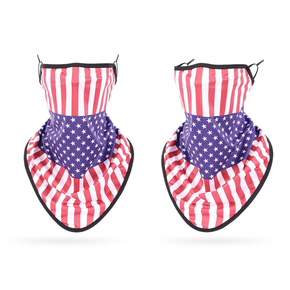 Adjustable Extended Ear-Loop Face Mask – Unisex Outdoor Sports Cycling Neck Gaiter, UV Protection Breathable Mesh Ice Silk Neck Scarf