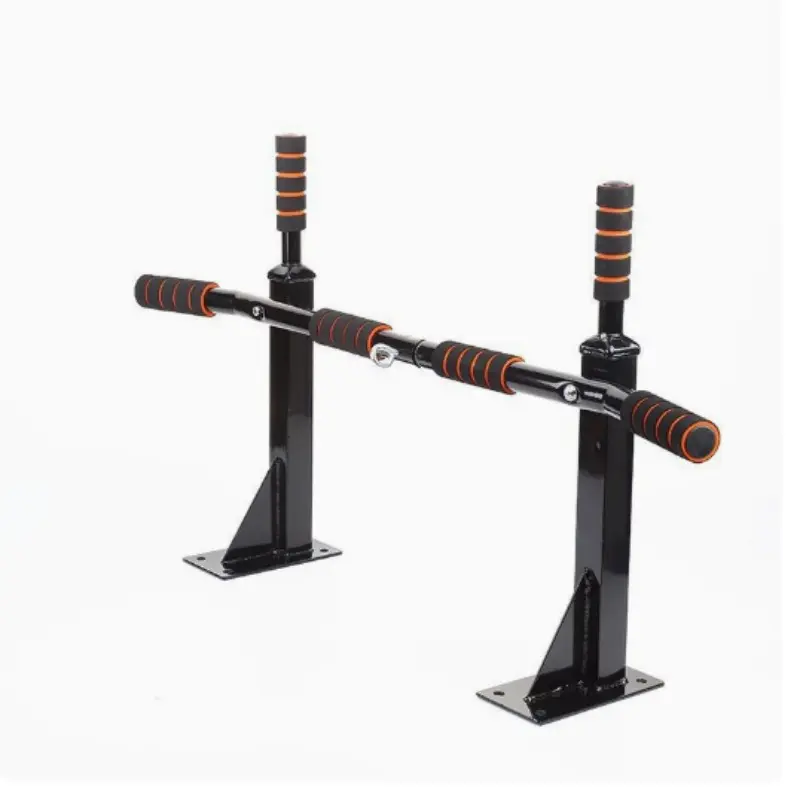 Wall Mounted Pull-Up Bar, Height Adjustable Foldable Pull-Up Bar, Upper Body Fitness Workout Bar for Indoor Home Gym Strength Workout Equipment