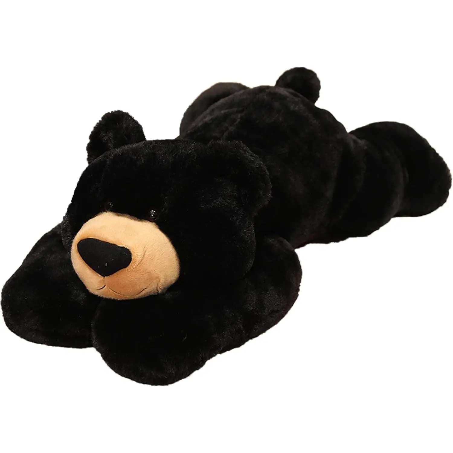 Weighted, Weighted Bear Animal Toy Black Bear Plush Throw Pillow Gifts for Boys Girls, 11.8 inch