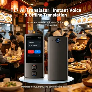 Flagship Portable Ai Language Translator, High-Performance Chip, Multi-Language Support, Offline/group/phone Translation, Ideal for Travel and Business