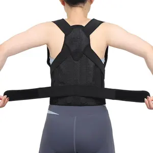 Unisex Hunchback Aligner & Shoulder Posture Brace, Open-Shoulder Straight-Back Support Strap for Sports & Outdoor Fitness, Hunchback Aligners