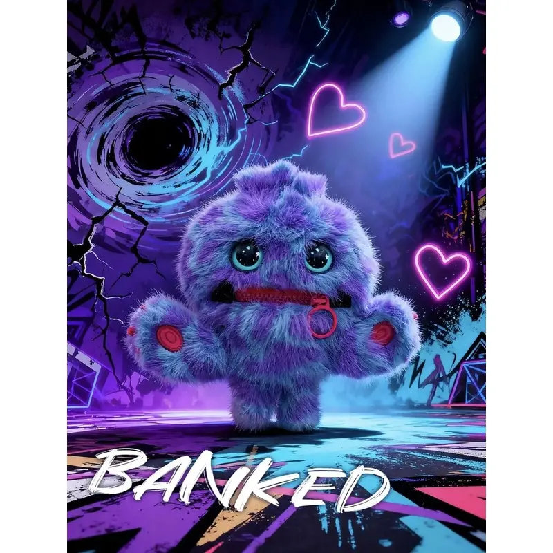 Nomster-Nom Bad Mood Sound Plush Keychain Blind Box - Cute Collectible with Unique Sounds, Ideal Gift for Plush Lovers, Valentine's Gift for Girlfriends