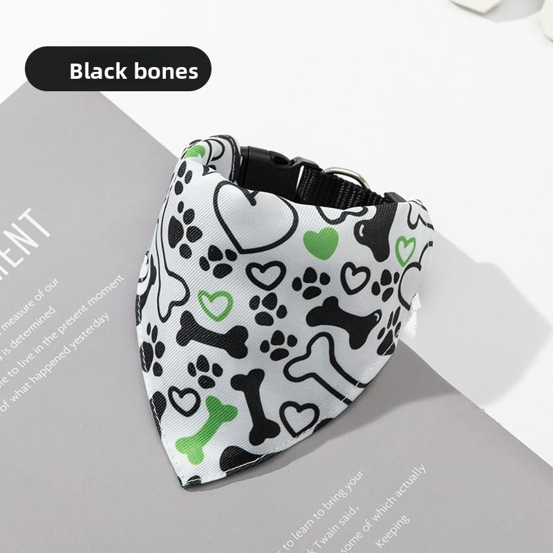Pet clothing accessories, dog neck scarf, pet triangular bandana, dog accessories clothes Gold Plated Custom Collar shoes